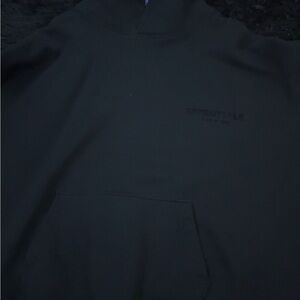 Black Essentials Hoodie